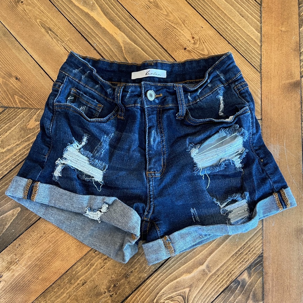 KanCan High Rise Jean Shorts